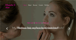 Desktop Screenshot of majestixsalon.com